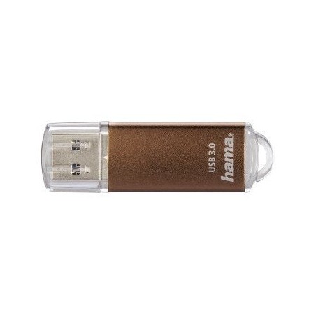 Hama laeta memoria pendrive usb 3.2 con tapa - 16gb de capacidad - 70mb/s de transferencia - cuerpo metalico -