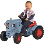 Big tractor a pedales eicher diesel ed 16 gris / rojo