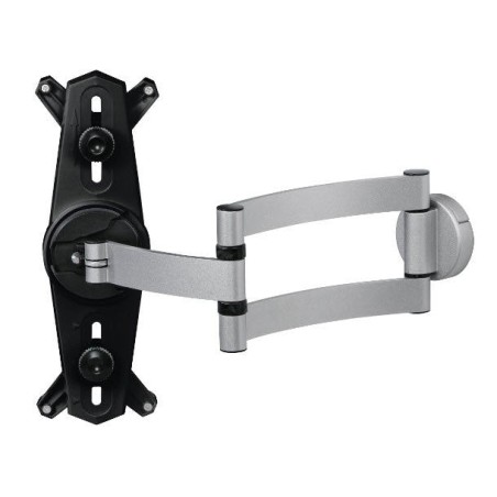 Hama soporte de pared para tablets de 7 a 11" - capacidad 1kg - funcion rotativa - aluminio - negro y plata