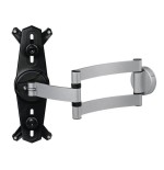 Hama soporte de pared para tablets de 7 a 11" - capacidad 1kg - funcion rotativa - aluminio - negro y plata