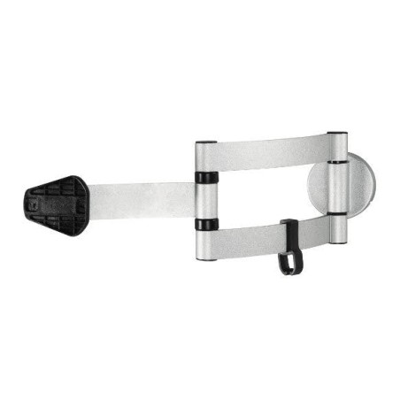 Hama soporte de pared para tablets de 7 a 11" - capacidad 1kg - funcion rotativa - aluminio - negro y plata