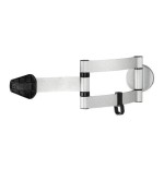 Hama soporte de pared para tablets de 7 a 11" - capacidad 1kg - funcion rotativa - aluminio - negro y plata