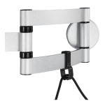 Hama soporte de pared para tablets de 7 a 11" - capacidad 1kg - funcion rotativa - aluminio - negro y plata