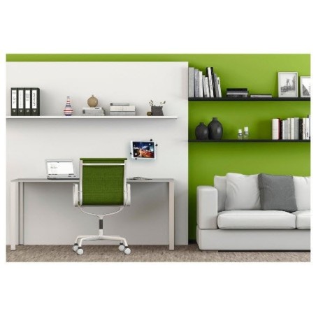 Hama soporte de pared para tablets de 7 a 11" - capacidad 1kg - funcion rotativa - aluminio - negro y plata