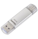 Hama laeta memoria pendrive usb 3.0 con tapa - 128gb de capacidad - 40mb/s de transferencia - funcion otg - usb-c -