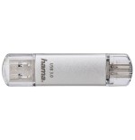 Hama laeta memoria pendrive usb 3.0 con tapa - 128gb de capacidad - 40mb/s de transferencia - funcion otg - usb-c -