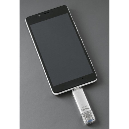 Hama laeta memoria pendrive usb 3.0 con tapa - 128gb de capacidad - 40mb/s de transferencia - funcion otg - usb-c -