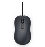 Hama cm-200 raton optico 2000dpi - cable 180cm - 4 botones - silencioso - uso ambidiestro - 5.8x3.5x10.3cm - negro
