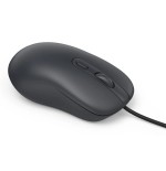 Hama cm-200 raton optico 2000dpi - cable 180cm - 4 botones - silencioso - uso ambidiestro - 5.8x3.5x10.3cm - negro