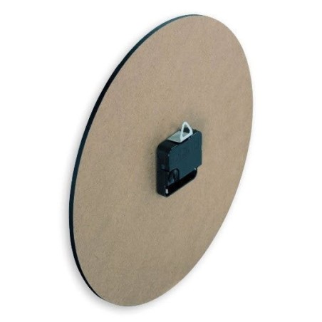 Hama rab reloj de pared analogico - cuarzo - silencioso - mdf - funciona con 1 pila aa - 30x2cm - negro