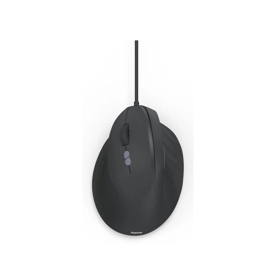 Hama ecm-500l raton optico vertical para zurdos 1800dpi - cable 180cm - ergonomico - silencioso - 7 botones -
