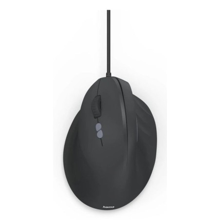 Hama ecm-500l raton optico vertical para zurdos 1800dpi - cable 180cm - ergonomico - silencioso - 7 botones -