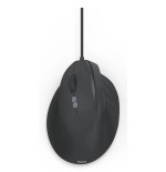 Hama ecm-500l raton optico vertical para zurdos 1800dpi - cable 180cm - ergonomico - silencioso - 7 botones -