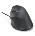 Hama ecm-500l raton optico vertical para zurdos 1800dpi - cable 180cm - ergonomico - silencioso - 7 botones -