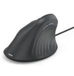 Hama ecm-500l raton optico vertical para zurdos 1800dpi - cable 180cm - ergonomico - silencioso - 7 botones -