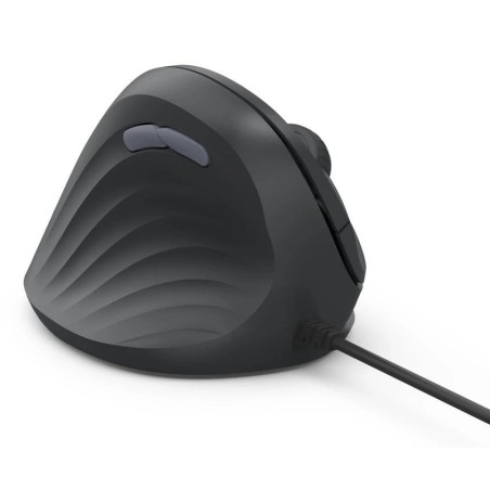 Hama ecm-500l raton optico vertical para zurdos 1800dpi - cable 180cm - ergonomico - silencioso - 7 botones -