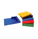 Mariola carpeta para proyectos - medidas 340x235x150mm - fabricada en carton compacto gofrado - cierre con gomas -