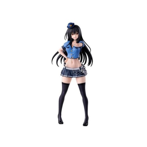 Figura de yui kotegawa - banpresto to love ru darkness policía brillo y glamour 23 cm