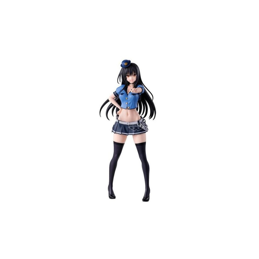 Figura de yui kotegawa - banpresto to love ru darkness policía brillo y glamour 23 cm