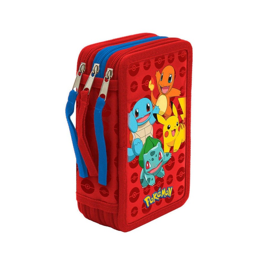 Plumier pokemon 39pzs triple