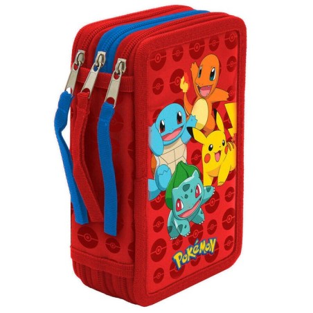Plumier pokemon 39pzs triple