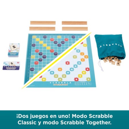 Juego mesa scrabble core wood español