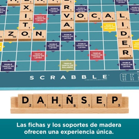 Juego mesa scrabble core wood español