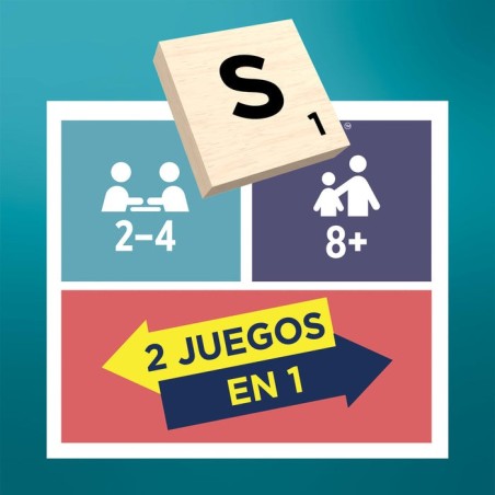 Juego mesa scrabble core wood español