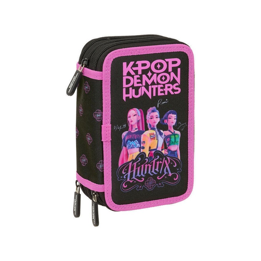 Plumier negra kpop demon hunters triple 37 pzs
