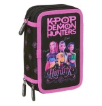 Plumier negra kpop demon hunters triple 37 pzs