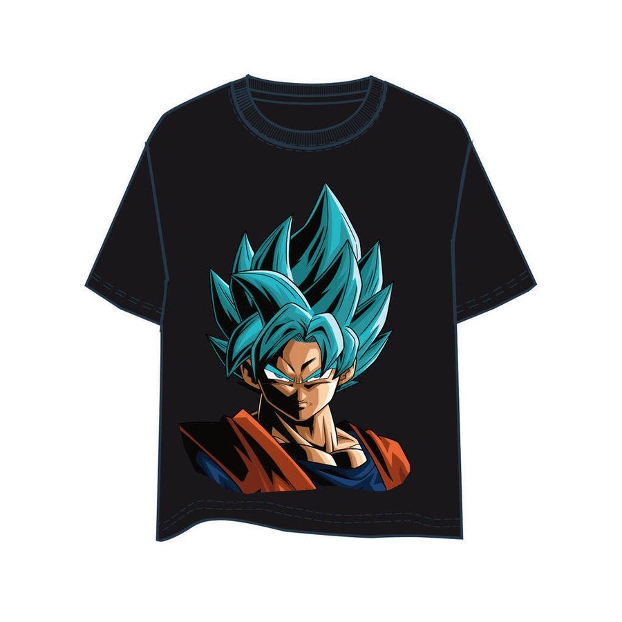 Camiseta son goku super saiyan blue dragon ball adulto talla 2xl