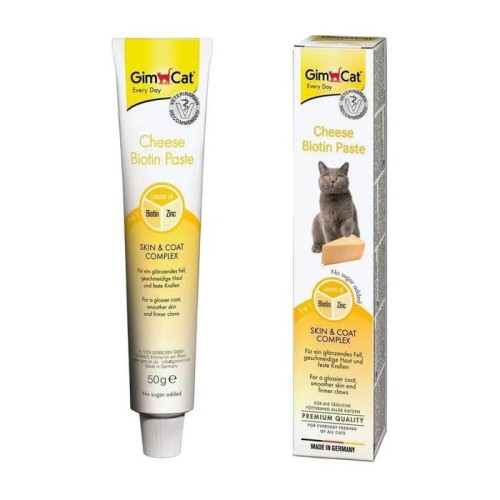 Gimcat cheese biotin paste - goma para gatos - 50g