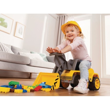 Big big-power-worker maxi-loader, vehículo para niños amarillo / gris