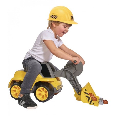 Big big-power-worker maxi-loader, vehículo para niños amarillo / gris