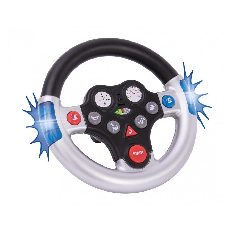 Big volante para correpasillo grande bobby car rescue sound wheel