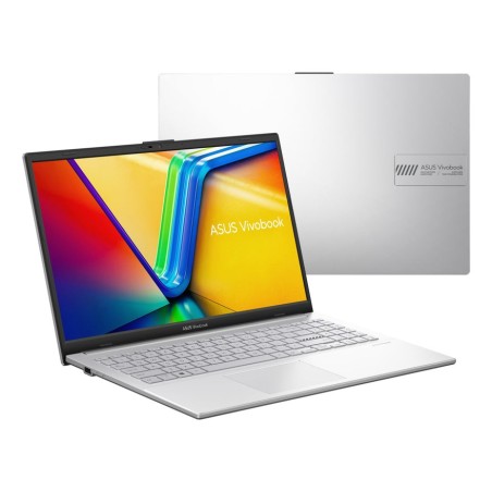 Portátil asus vivobook go 15 e1504fa-bq4442 r5 40 8gb 512gb 15.6" fdos plata