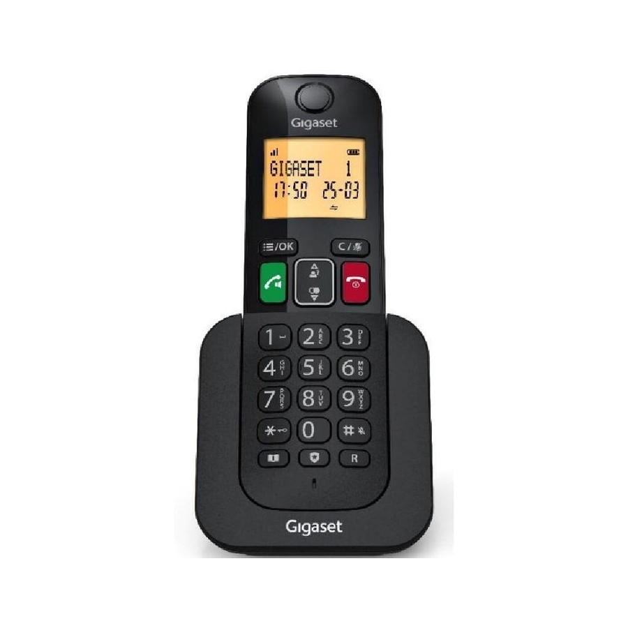 Gigaset wireless phone essential 400 black (s30852-h3009-d201)
