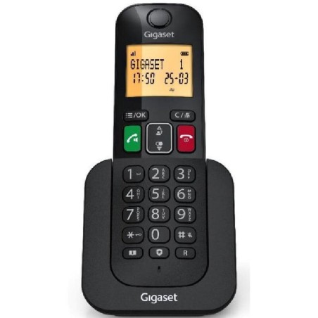 Gigaset wireless phone essential 400 black (s30852-h3009-d201)
