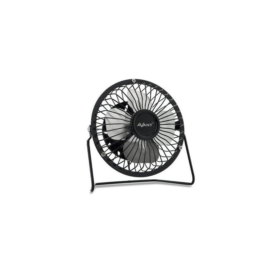 Avant ventilador de mesa usb de 10cm - cable 1m - negro