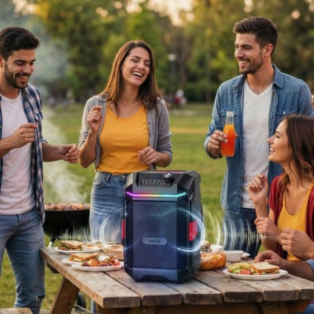 Altavoz bluetooth wild bash compact ngs