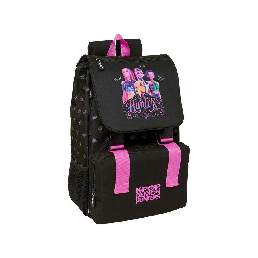 Mochila negra kpop demon hunters