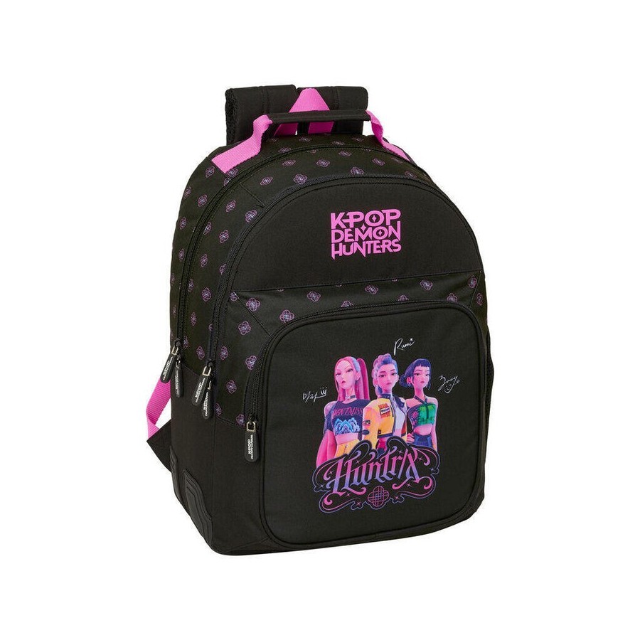 Mochila negra kpop demon hunters doble