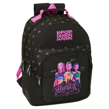 Mochila negra kpop demon hunters doble