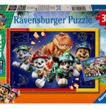 Ravensburger kinderpuzzle paw patrol 3 dino movie (2x 12 teile) 12004364