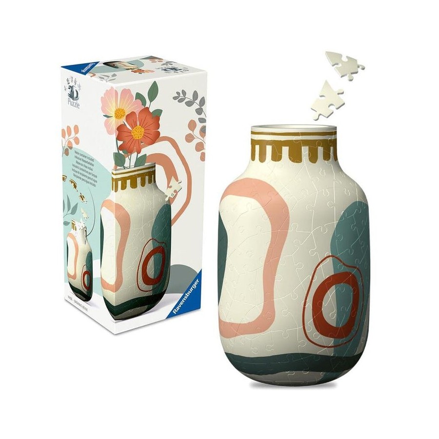 Ravensburger 3d puzzle vase organic beige 12008074