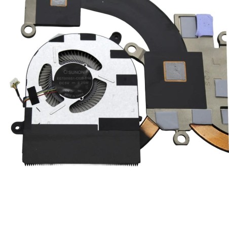 Ventilador cpu + disipador de calor para portatil lenovo 720 15ikb  5h40n67861