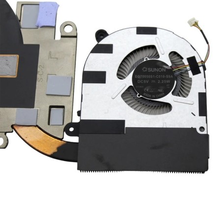 Ventilador cpu + disipador de calor para portatil lenovo 720 15ikb  5h40n67861