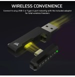 Auriculares corsair hs35 v3 wireless negro ca-9011401-ww