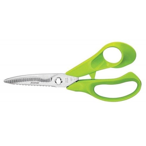 Tijeras de cocina multifuncionales kohe 5 en 1, color lima