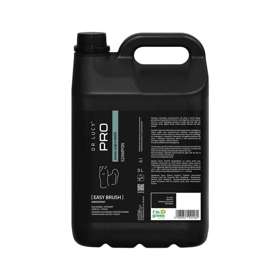 Dr lucy - pro easy brush de 5l - champú que facilita el peinado del pelo largo y fluido